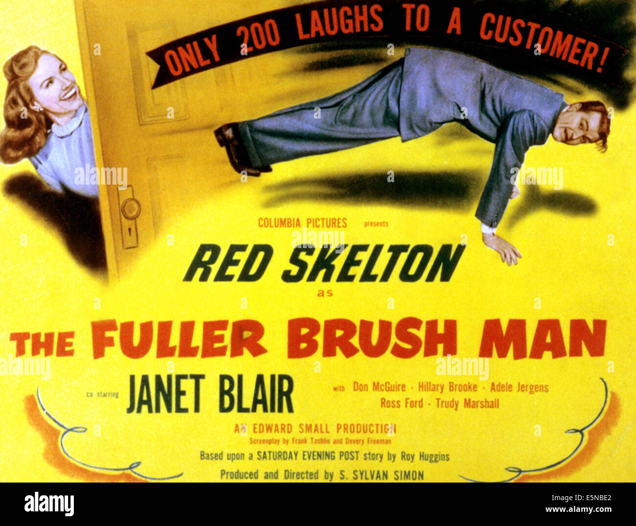 DER VOLLEREN Bürste Mann, Janet Blair, Red Skelton, 1948 Stockfoto