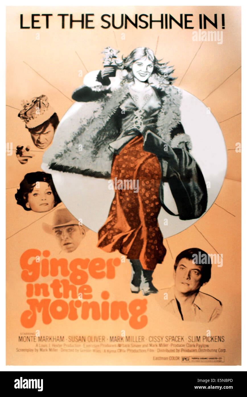 Ingwer IN der früh, Susan Oliver, Mark Miller, Slim Pickens, Sissy Spacek, Monte Markham, 1973 Stockfoto