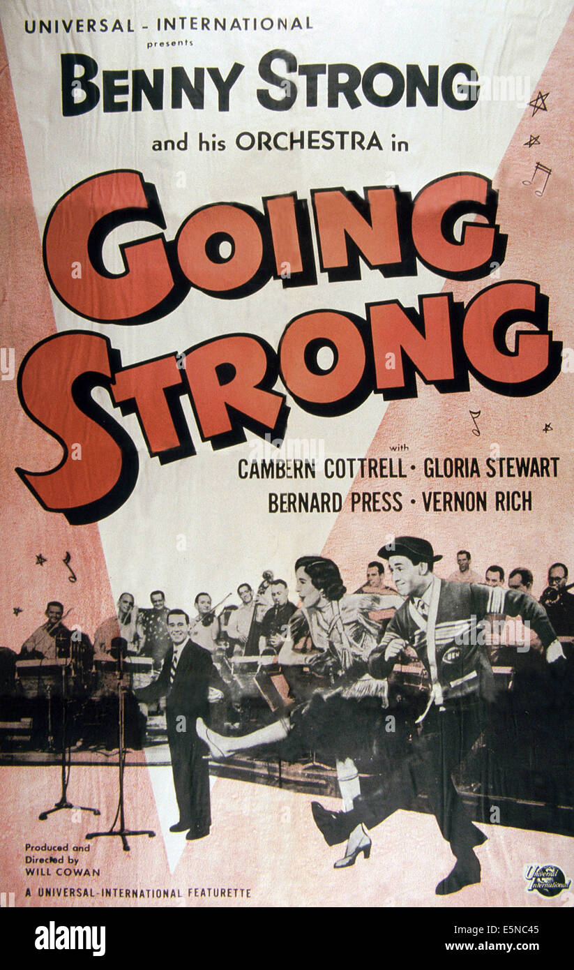 GOING STRONG, Benny Strong und sein Orchester, 1940er Jahre Stockfoto