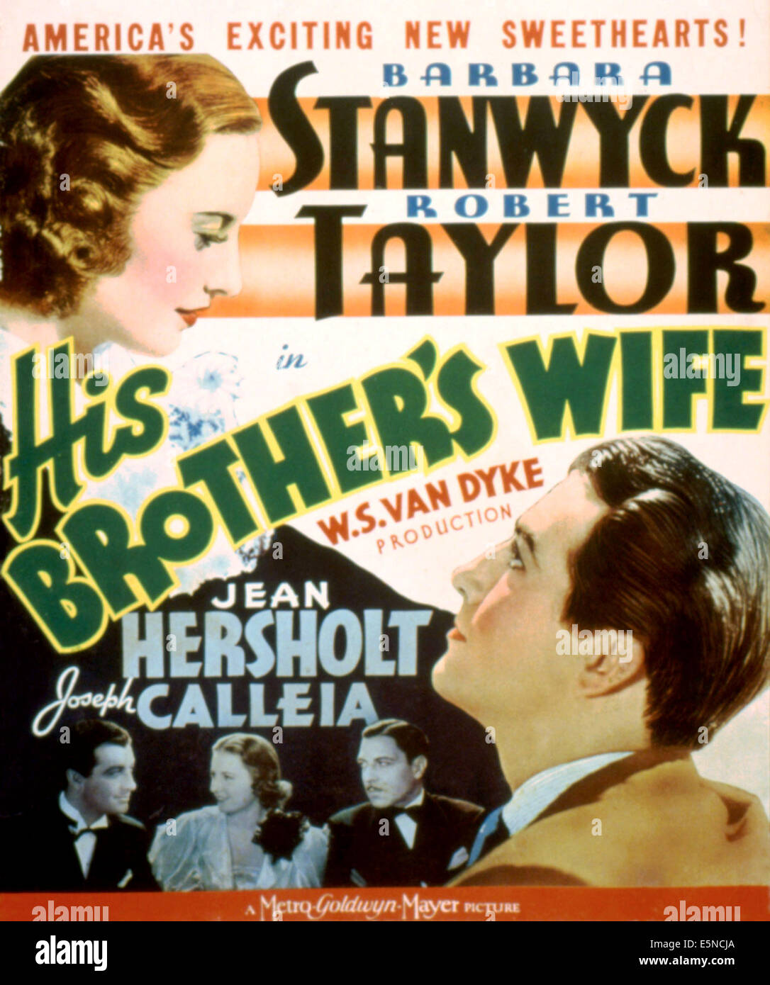 Der Frau seines Bruders, Barbara Stanwyck, Robert Taylor, 1936 Stockfoto