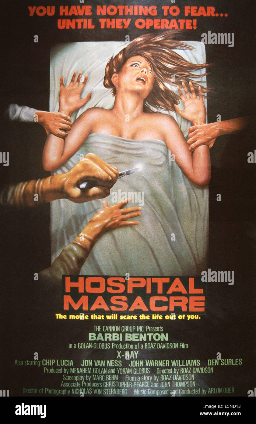 Krankenhaus-Massaker, 1982, © Cannon Films/Courtesy Everett Collection Stockfoto