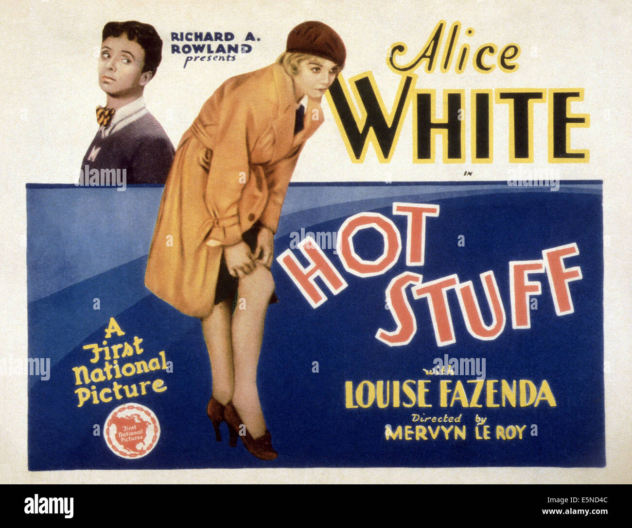 HOT STUFF, von links: William Bakewell, Alice White, 1929 Stockfoto