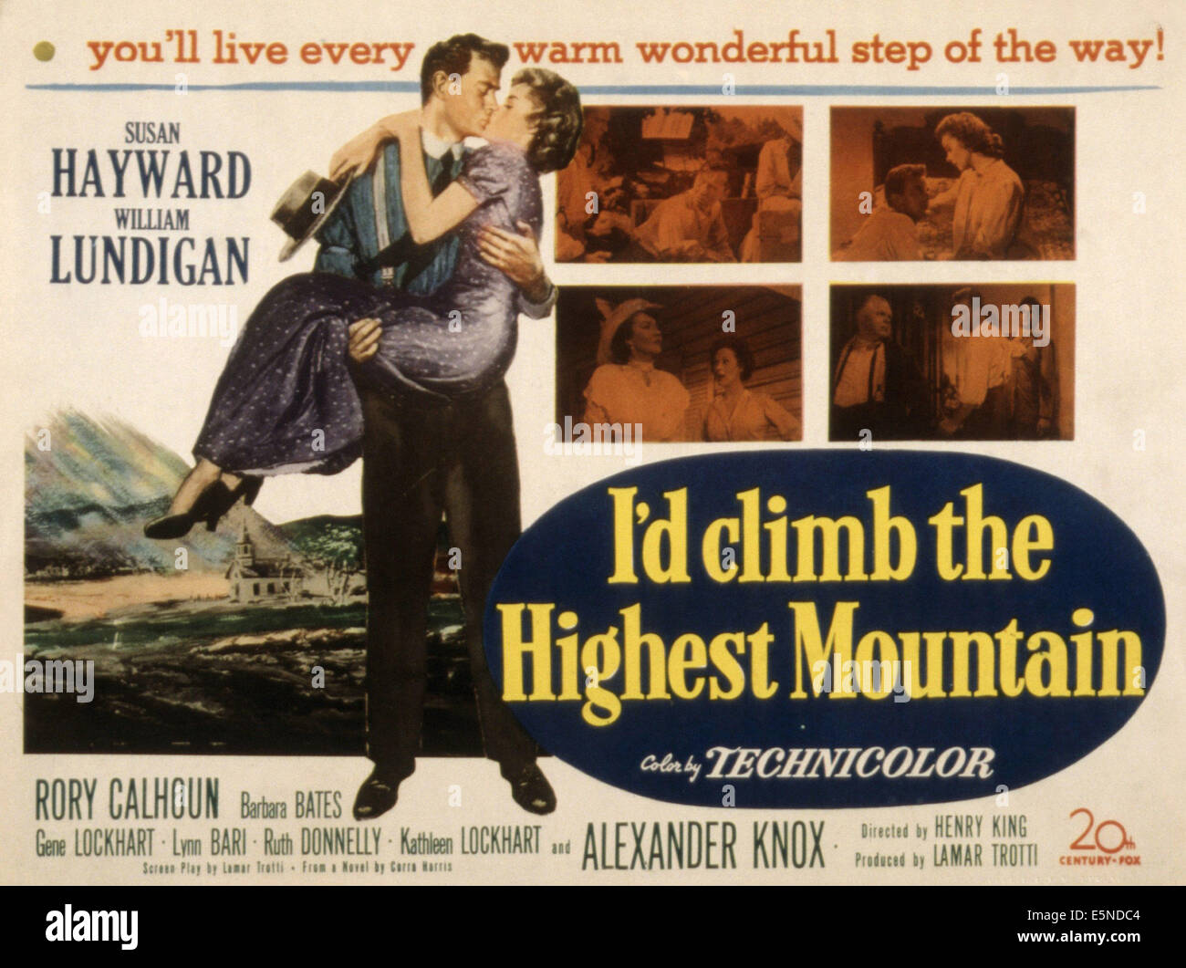 Ich hatte CLIMB THE HIGHEST MOUNTAIN, William Lundigan, Susan Hayward, 1951, © 20th Century Fox, TM & Copyright / Courtesy: Everett Stockfoto