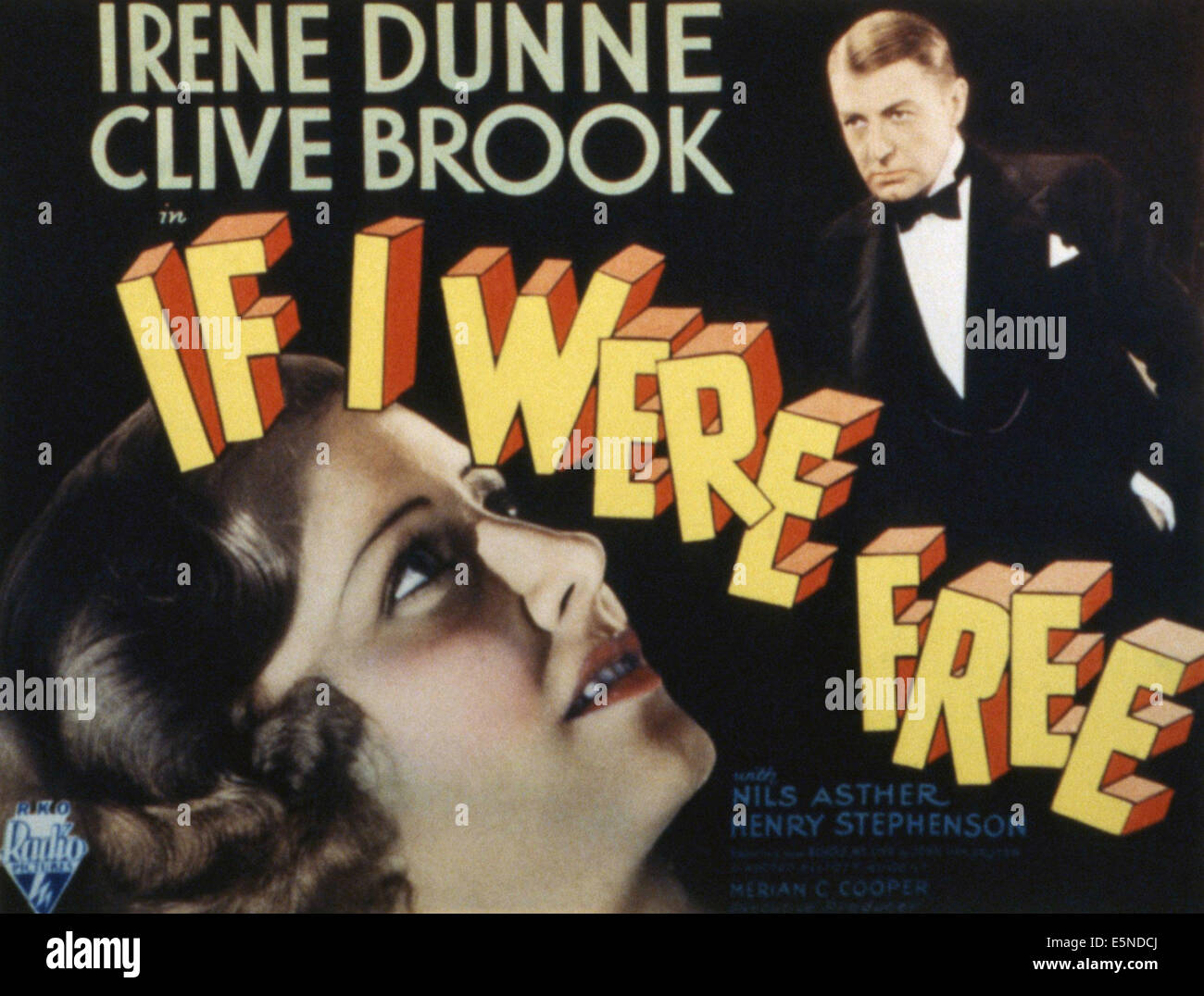 Wenn ich waren frei, Irene Dunne, Clive Brook, 1933 Stockfoto