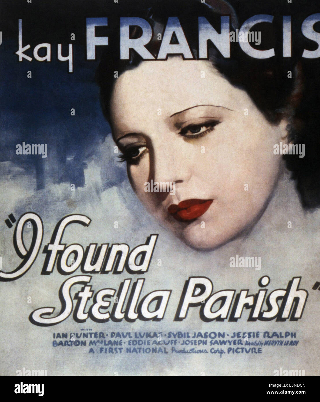 Ich fand STELLA PARISH, Kay Francis, 1935 Stockfoto