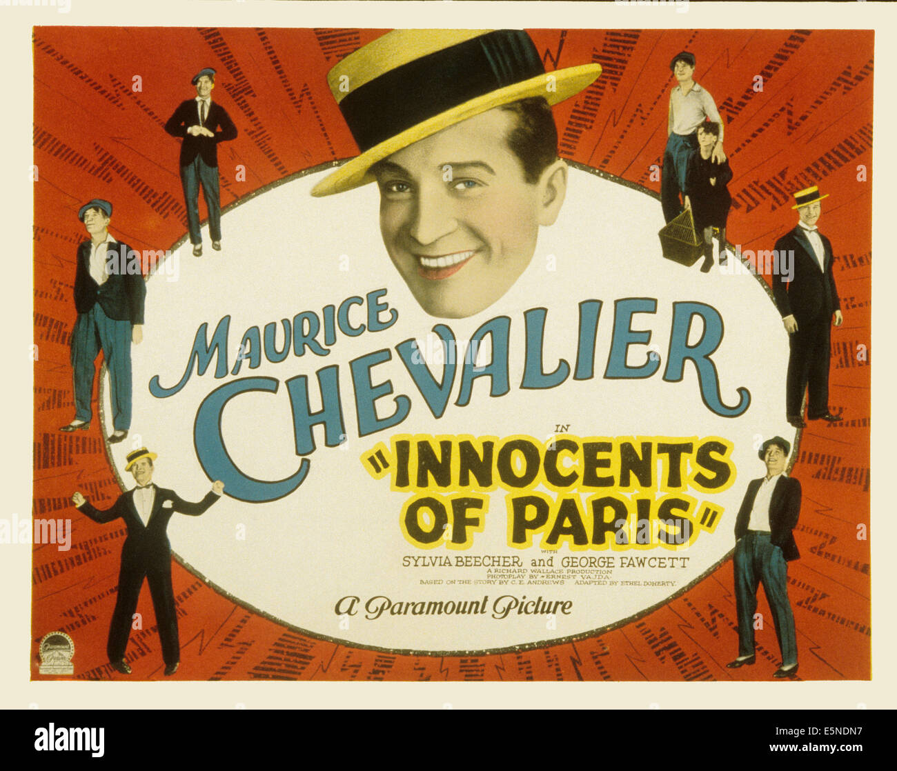 INNOCENTS in PARIS, Maurice Chevalier, David Durand (kleiner Junge), 1929 Stockfoto