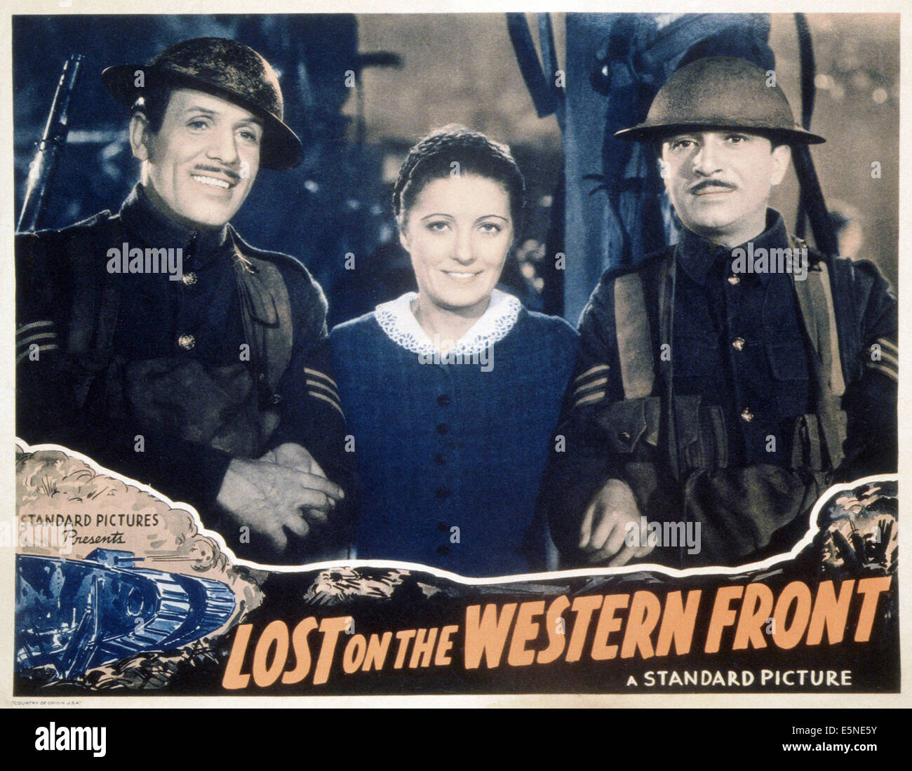 LOST ON THE WESTERN FRONT, (aka A ROMANCE IN Flandern), Paul Cavanagh (links), Marcelle Chantal (Mitte), 1937 Stockfoto