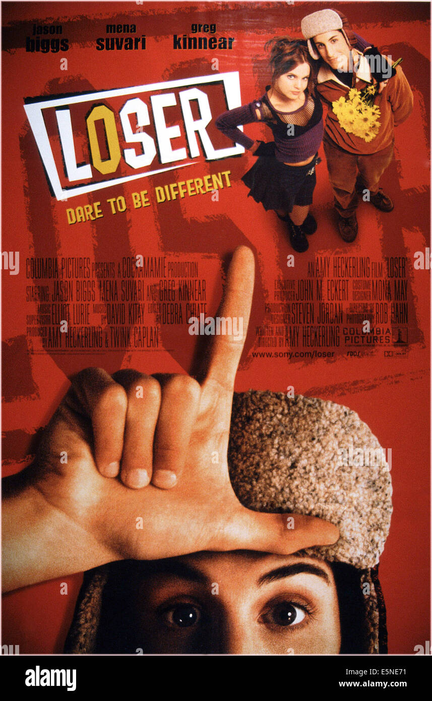 Verlierer, US-Plakat, Vordergrund: Jason Biggs; oben rechts: Mena Suvari, Jason Biggs, 2000, © Columbia/Courtesy Everett Collection Stockfoto