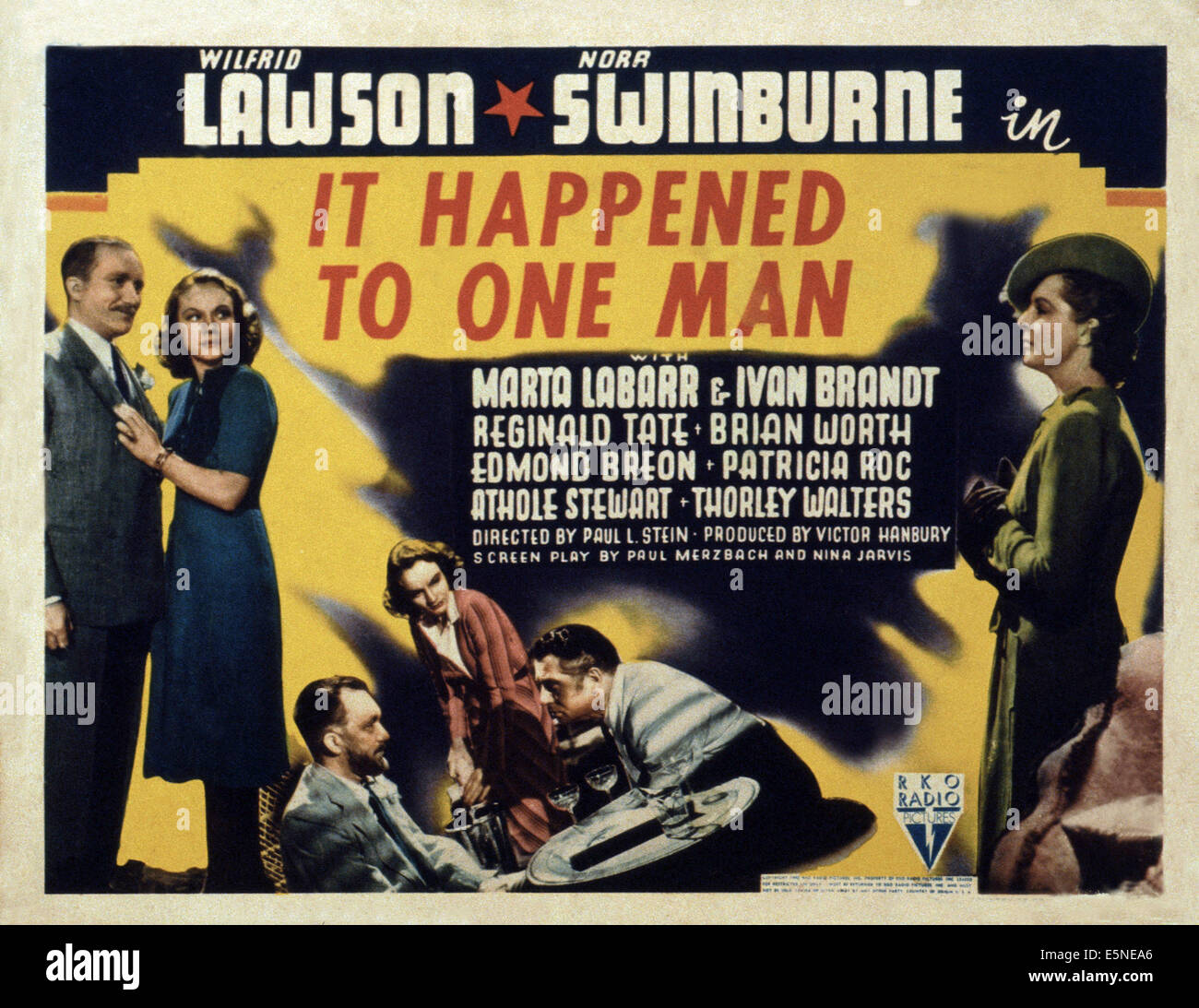 IT passiert, Einmann, von links: Wilfrid Lawson, Nora Swinburne, Marta Labarr (rechts), 1940 Stockfoto