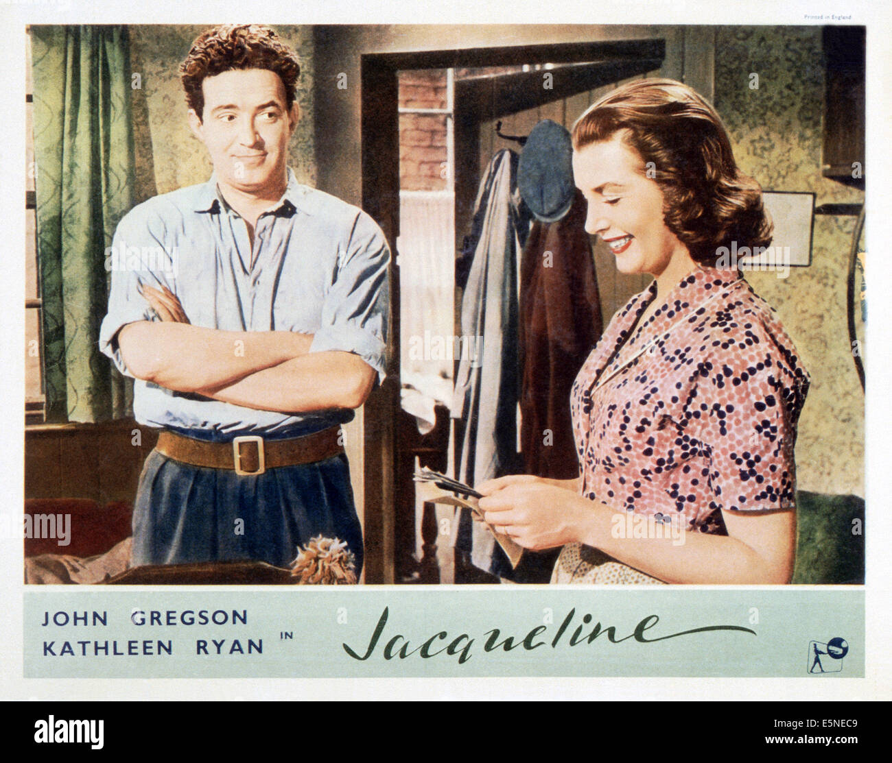 JACQUELINE, von links: John Gregson, Kathleen Ryan, 1956 Stockfoto