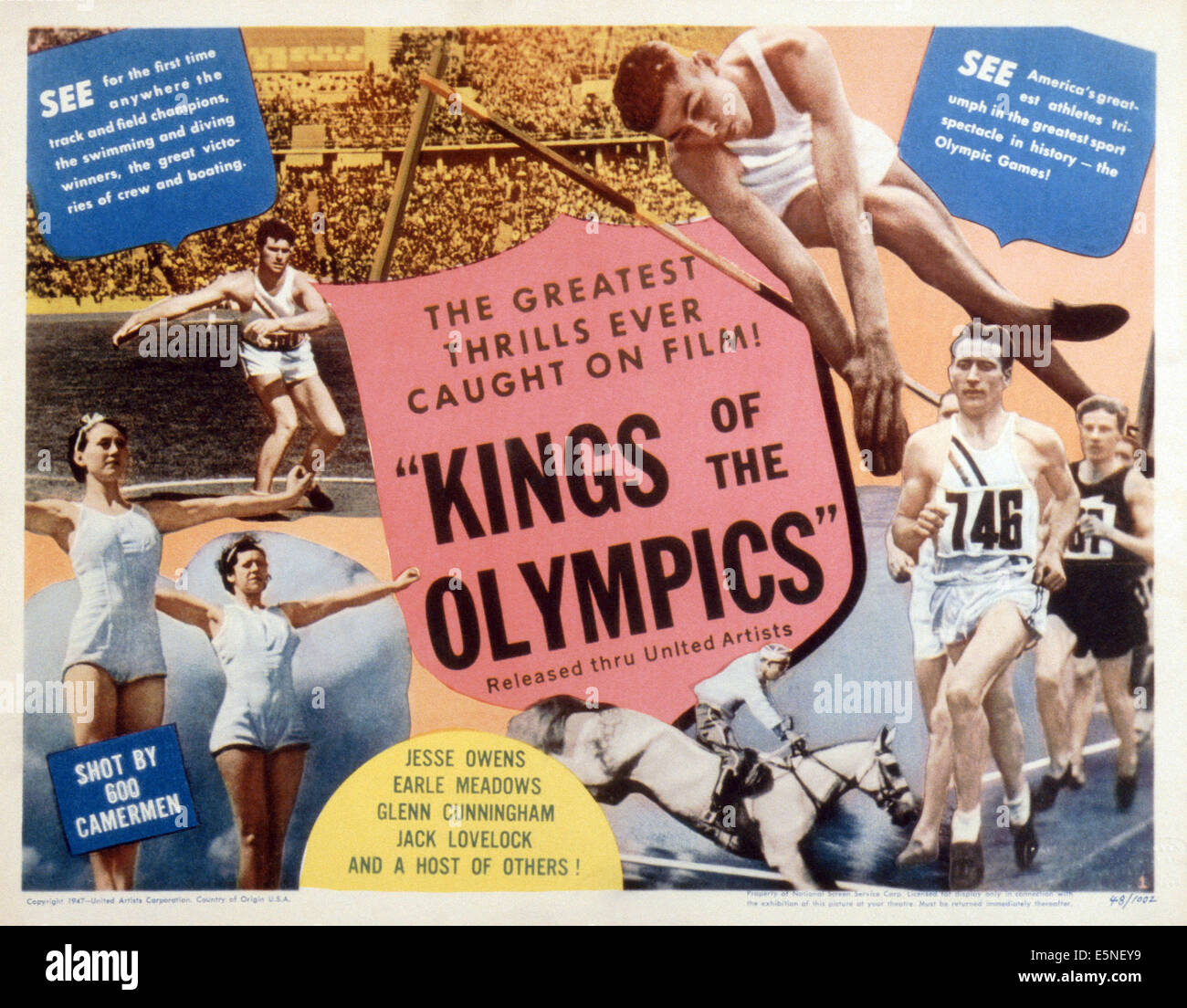 KÖNIGE DER OLYMPISCHEN SPIELE, 1947 Stockfoto