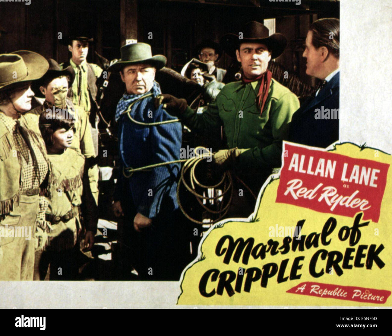 Marschall der CRIPPLE CREEK, Robert Blake, Allan Lane, 1947 Stockfoto