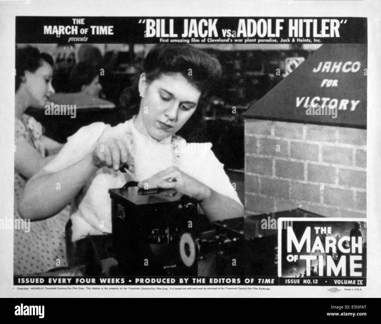 DEN März Zeit, "Bill Jack vs. Adolf Hitler," 1943, TM & Copyright © 20th Century Fox Film Corp./Courtesy Everett Collection Stockfoto