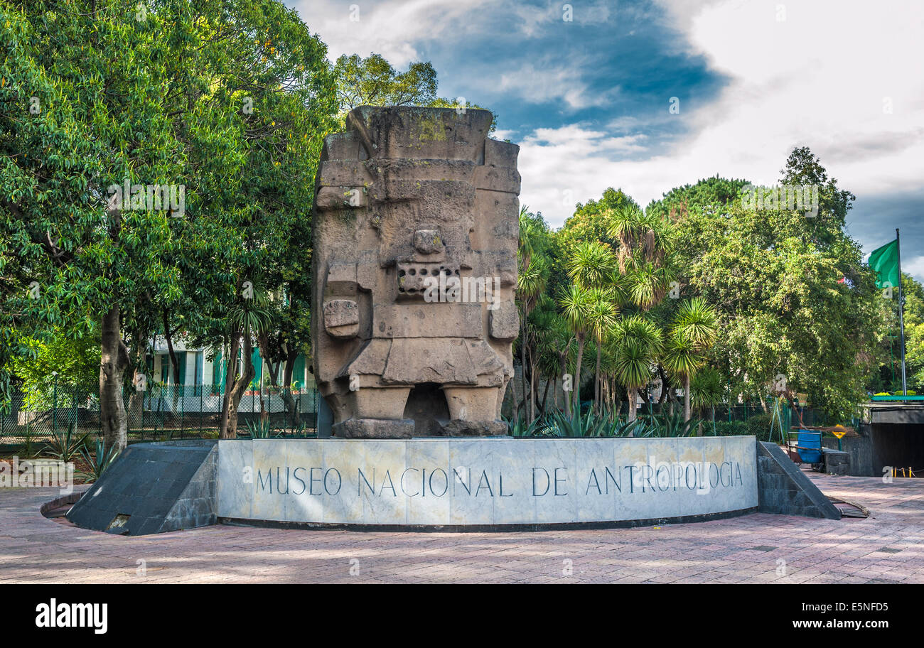 Eintritt in das Museum für Anthropologie in Mexiko-Stadt Stockfoto