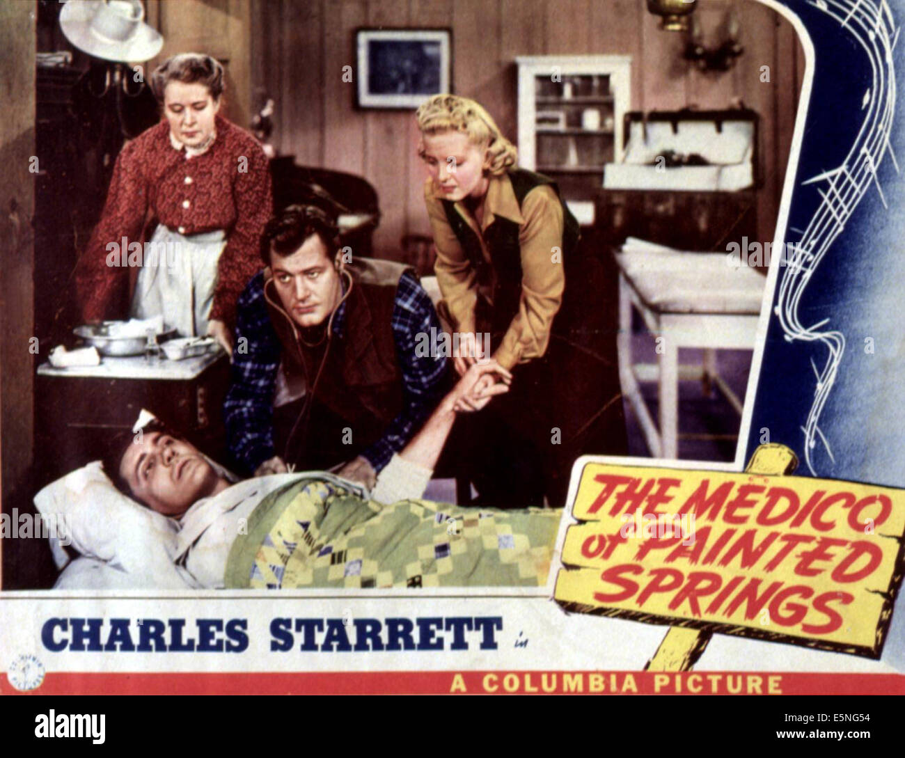 MEDICO bemalte Federn, Edythe Elliott, Charles Starrett, Terry Walker, 1941 Stockfoto