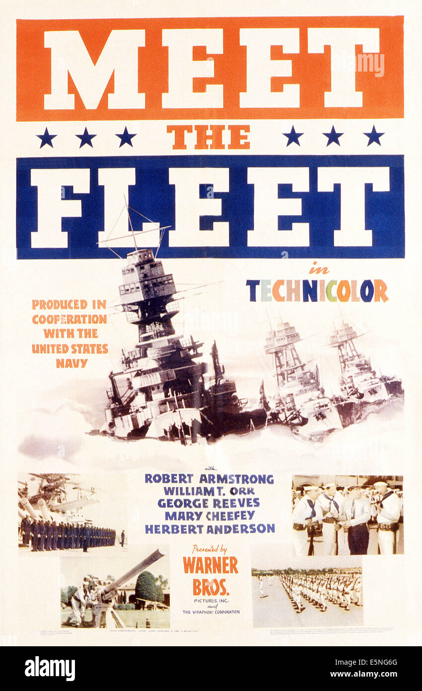 TREFFEN DER FLOTTE, 1940 Stockfoto