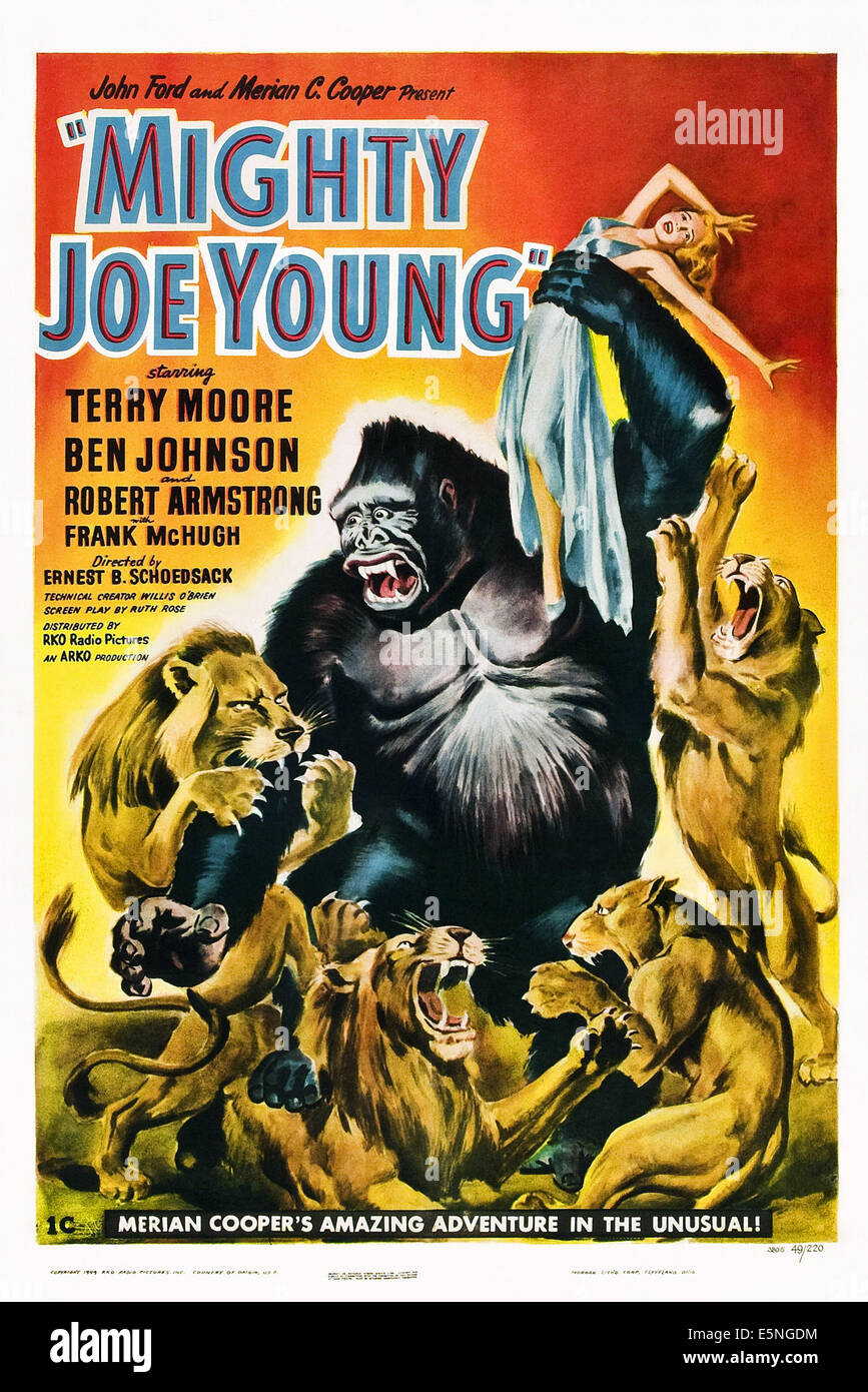 MIGHTY JOE YOUNG, 1949. Stockfoto