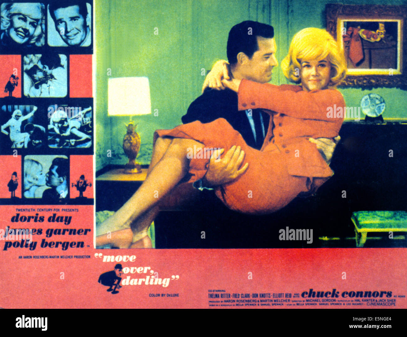 Bewege dich, DARLING, Doris Day, James Garner, 1963, TM und Copyright © 20th Century Fox Film Corp. Alle Rechte vorbehalten. Stockfoto