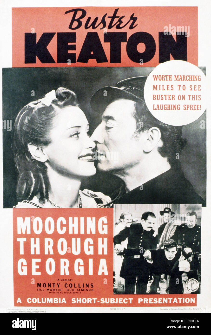 MOOCHING durch Georgien, oben von links: Harley Wood, Buster Keaton, 1939 Stockfoto