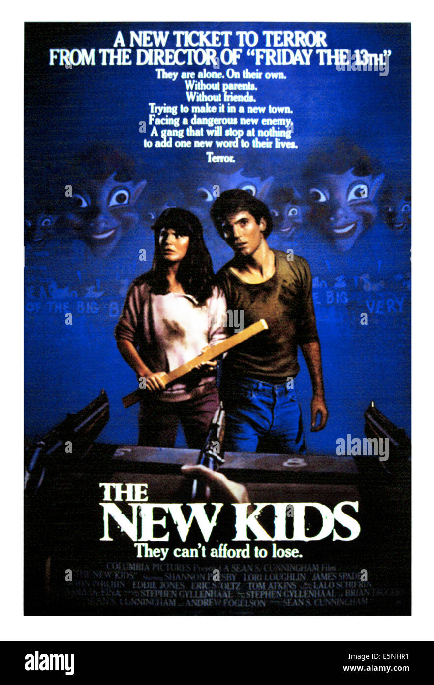 Die NEW KIDS, (Plakatkunst), 1985, © Columbia Pictures / Courtesy: Everett Collection Stockfoto