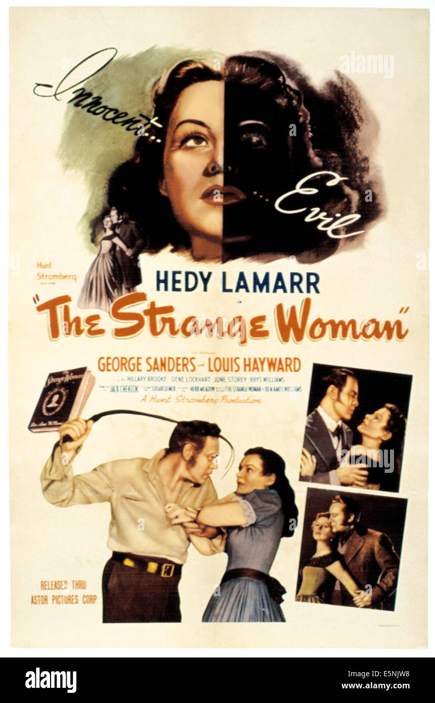 DIE fremde Frau, Dennis Hoey, Hedy Lamarr, Louis Hayward, George Sanders, 1946 Stockfoto