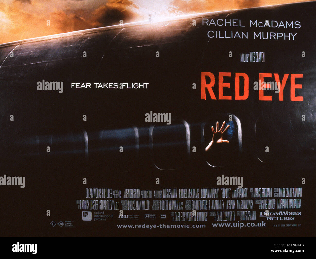 ROTES Auge, US-Plakat, 2005, © DreamWorks/Courtesy Everett Collection Stockfoto