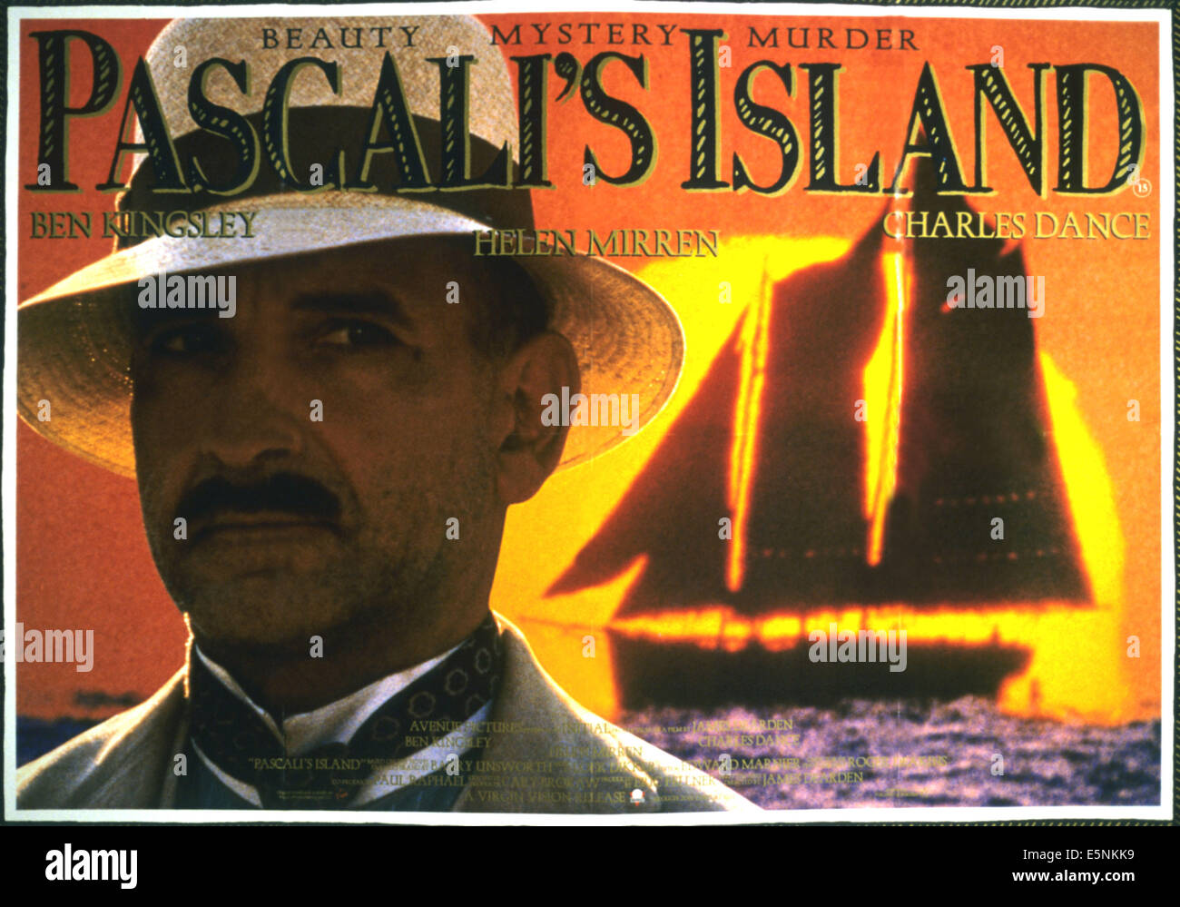 PASCALI Insel, Ben Kingsley, 1988, (c) Avenue Bilder/Courtesy Everett Collection Stockfoto