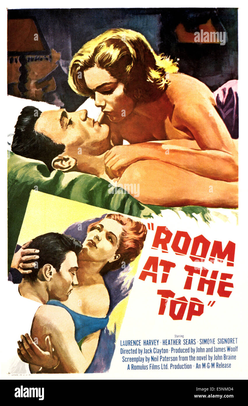 Zimmer an der Oberseite, Simone Signoret, Laurence Harvey, 1959 Stockfoto