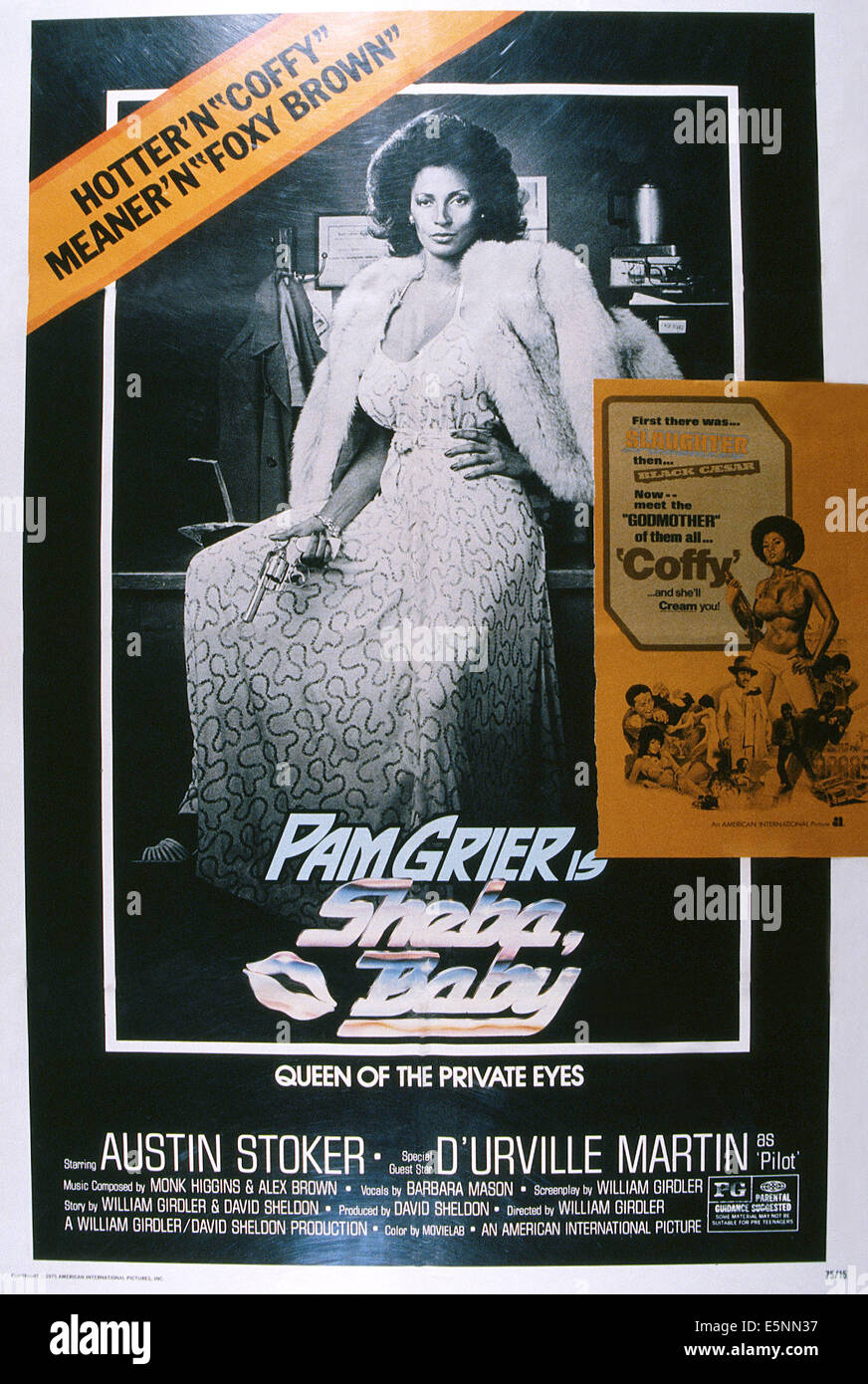 SHEBA, BABY, US-Poster, Pam Grier, 1975 Stockfoto