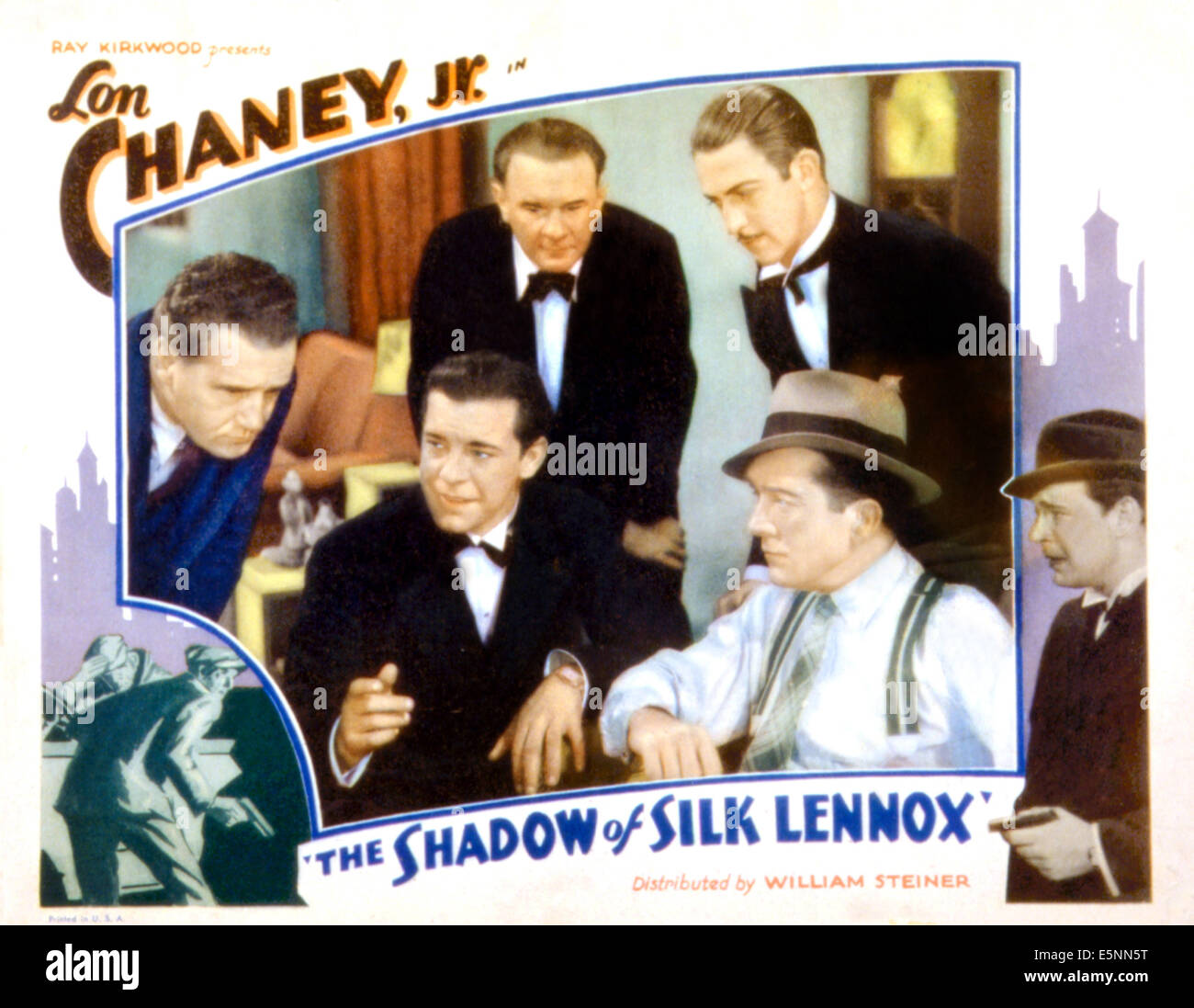 Schatten der Seide LENNOX, Lon Chaney Jr., Jack Mulhall, 1935 Stockfoto