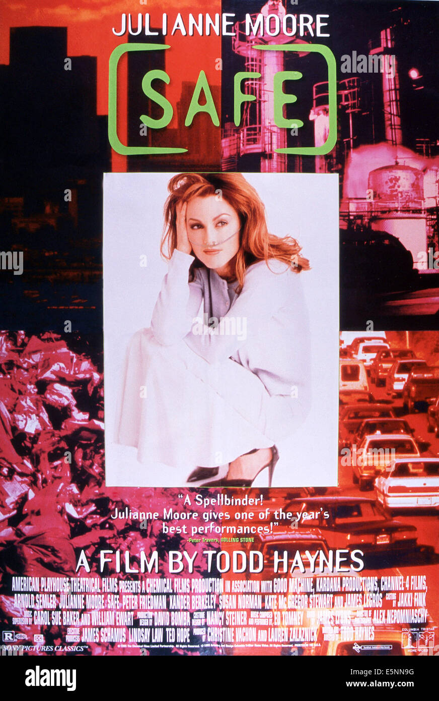 SAFE, US-Plakat, Julianne Moore, 1995, © Sony Classics/Courtesy Everett Bildersammlung Stockfoto