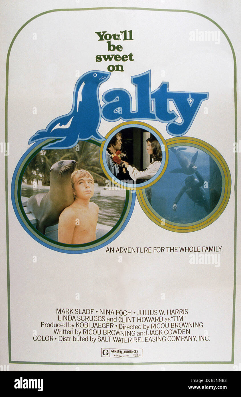 SALTY, US-Plakat, Clint Howard, 1973 Stockfoto