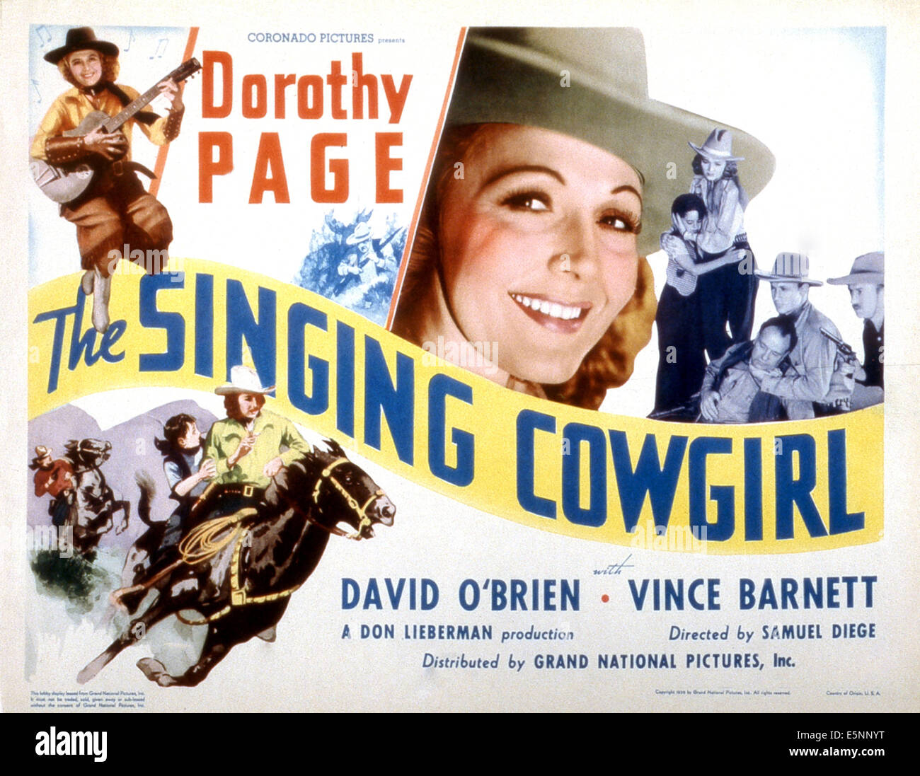 DIE singenden COWGIRL, oben links und Mitte: Dorothy Page, 1938 Stockfoto