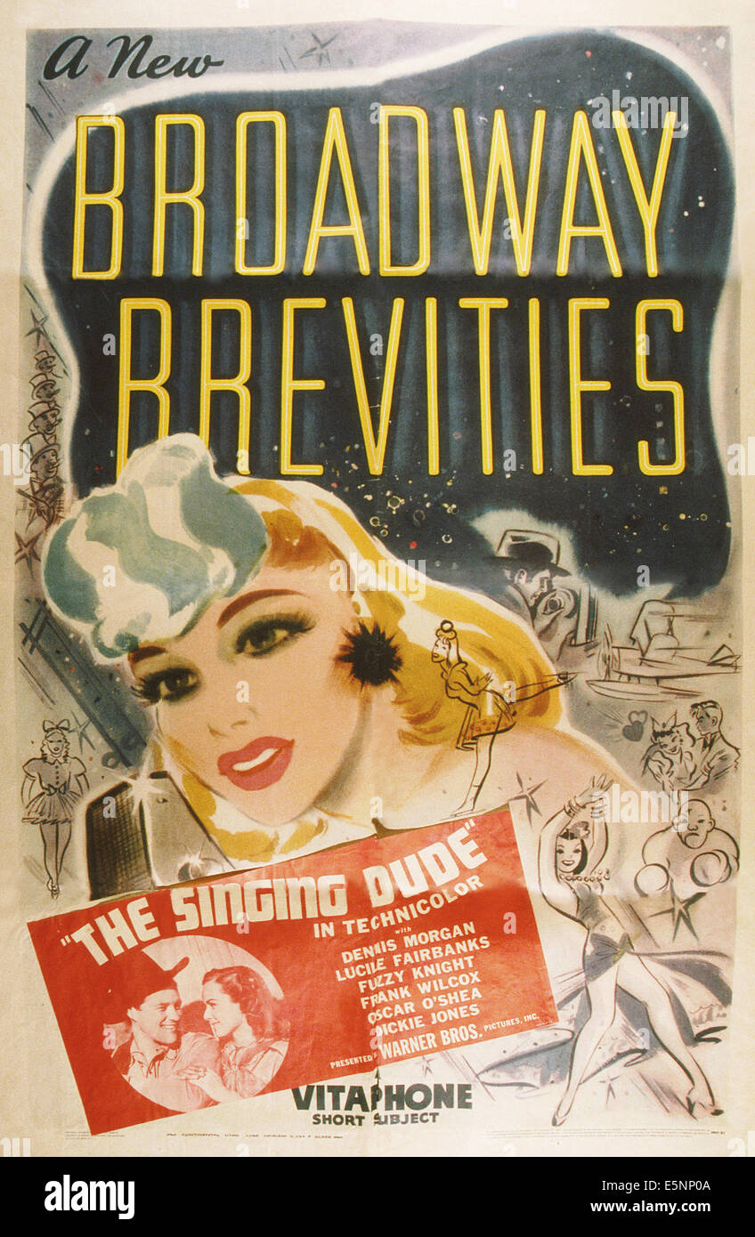 DER Singende Kumpel, US Plakatkunst, Bodeneinheit: Dennis Morgan, Lucile Fairbanks, 1940 Stockfoto