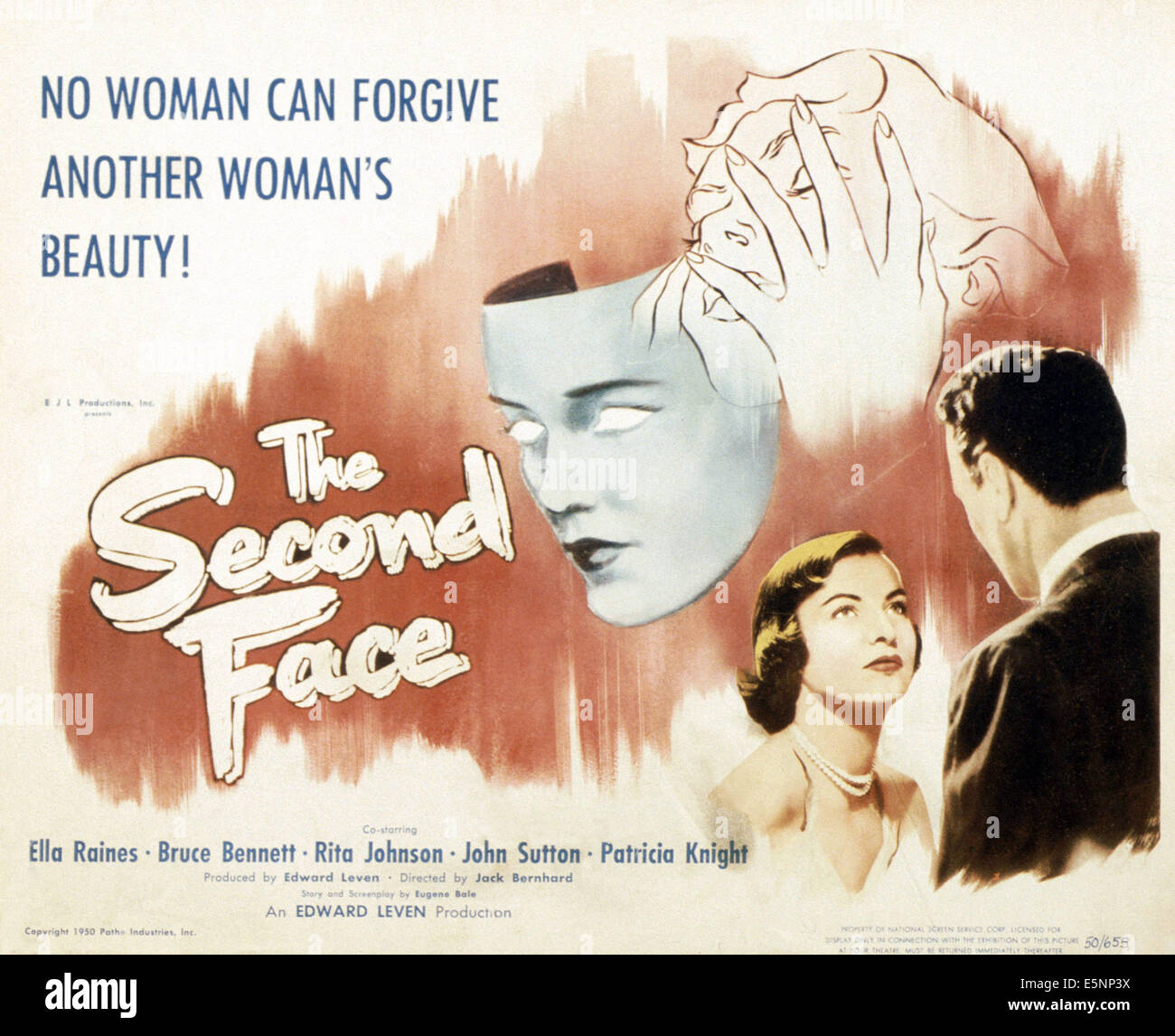 Das zweite Gesicht, US-Plakat, Ella Raines, 1950 Stockfoto