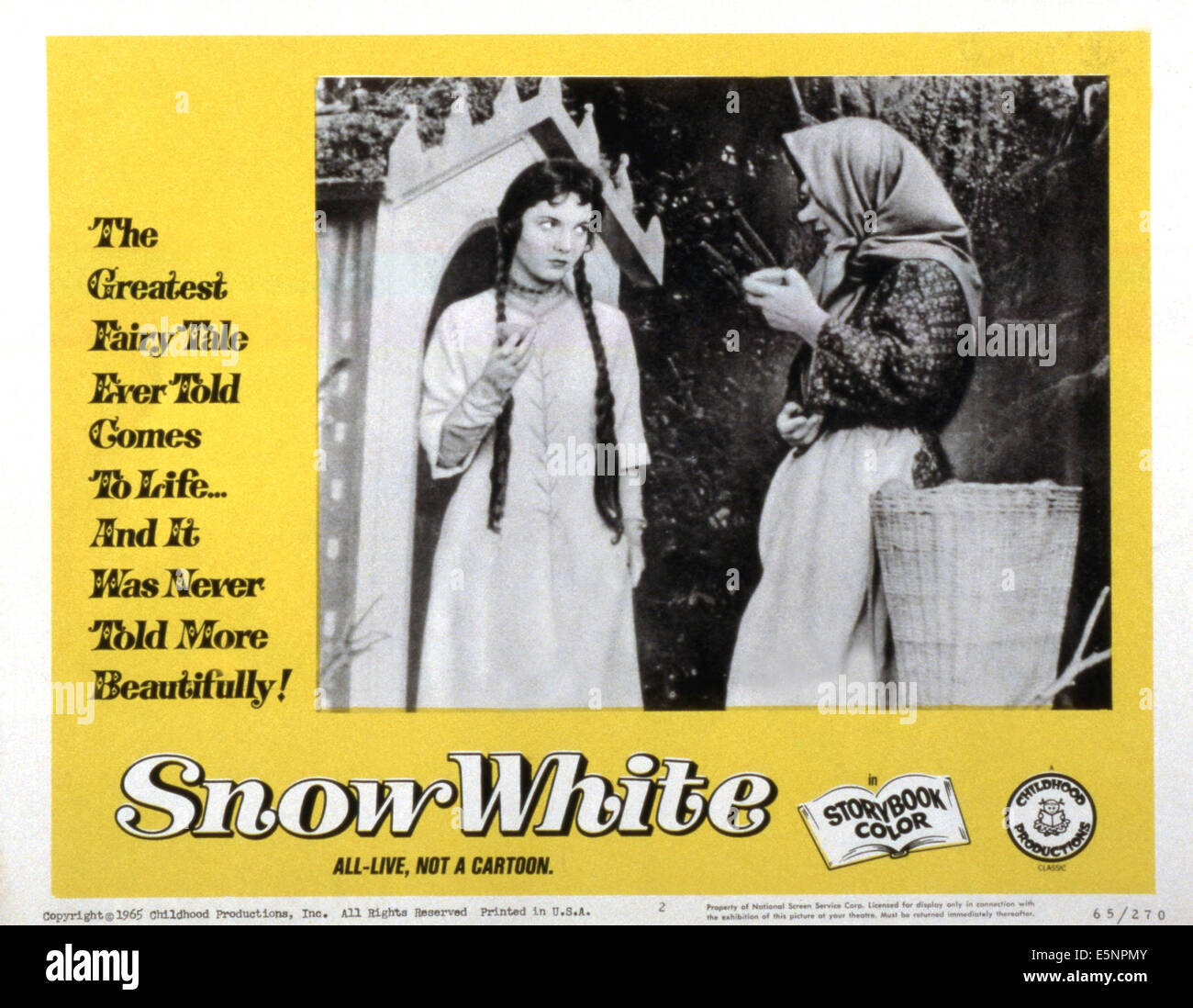 SCHNEEWEIß, Elke Arendt, Addi Adametz, 1955 (U.S.: 1965) Stockfoto