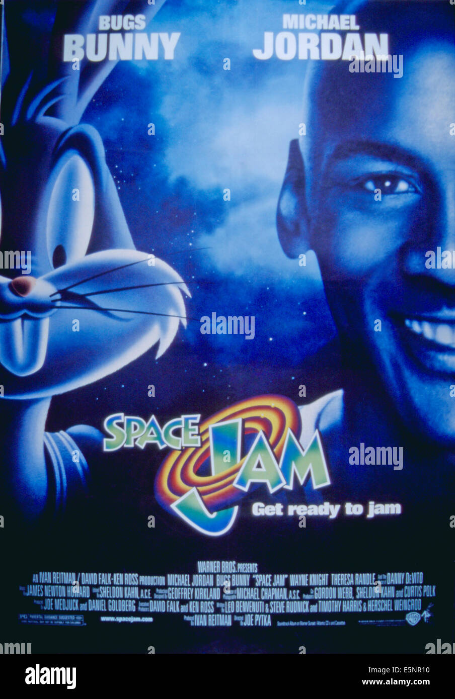 SPACE JAM, Bugs Bunny, Michael Jordan, 1996. © Warner Bros. / Courtesy: Everett Collection. Stockfoto