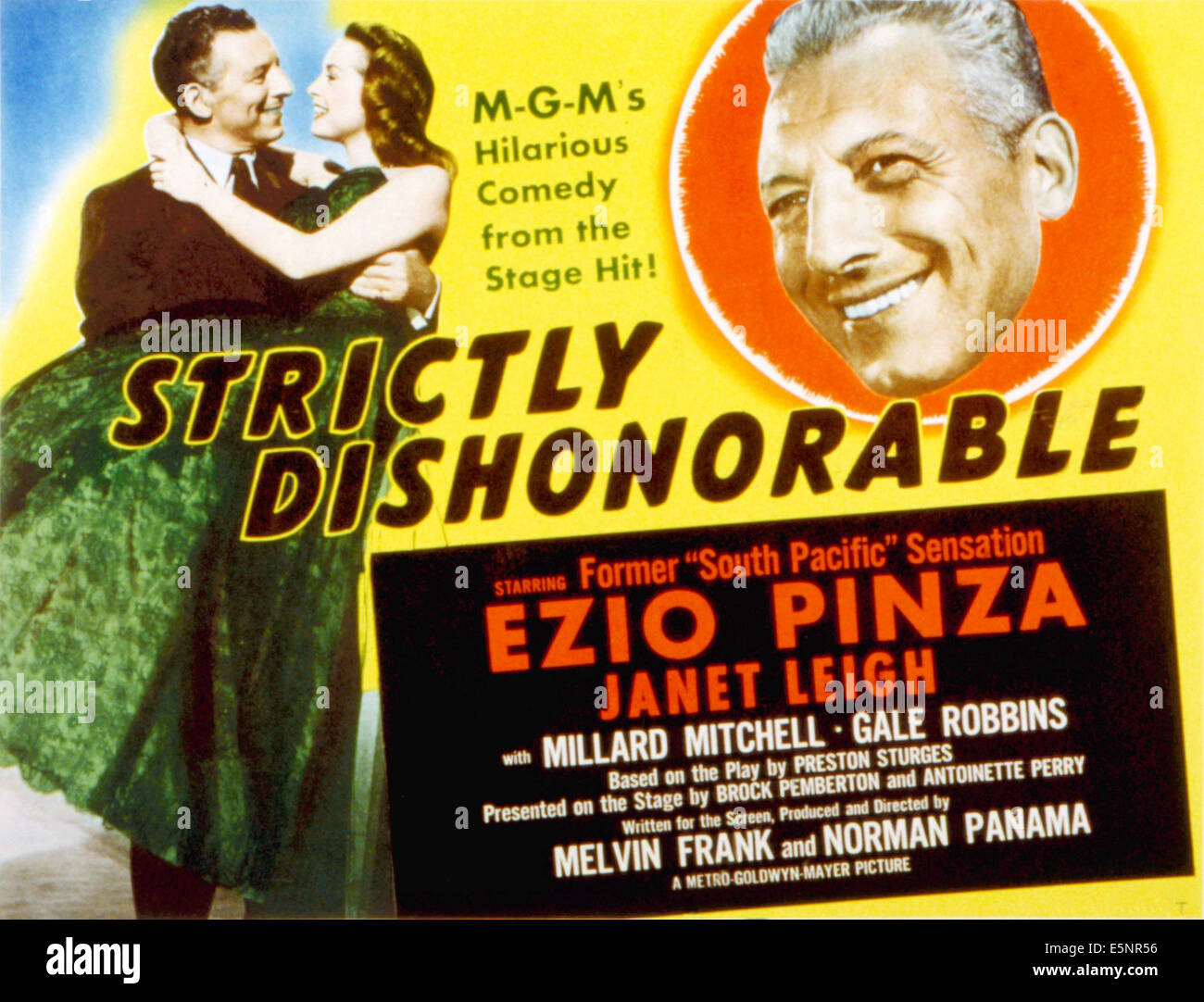 STRENG UNEHRENHAFTE, Ezio Pinza, Janet Leigh, 1951 Stockfoto