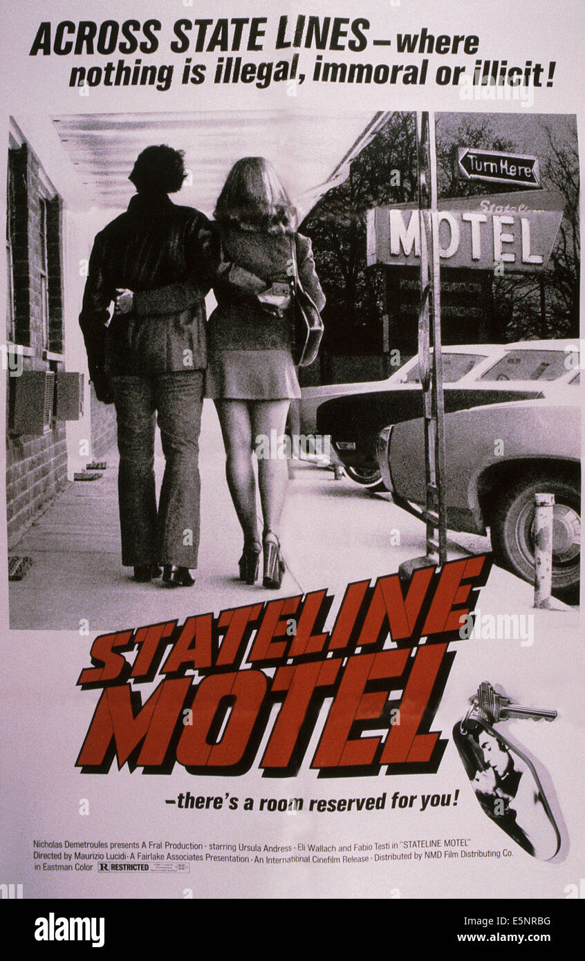 STATELINE MOTEL, (aka l CHANCE), US-Plakat, 1973 Stockfoto