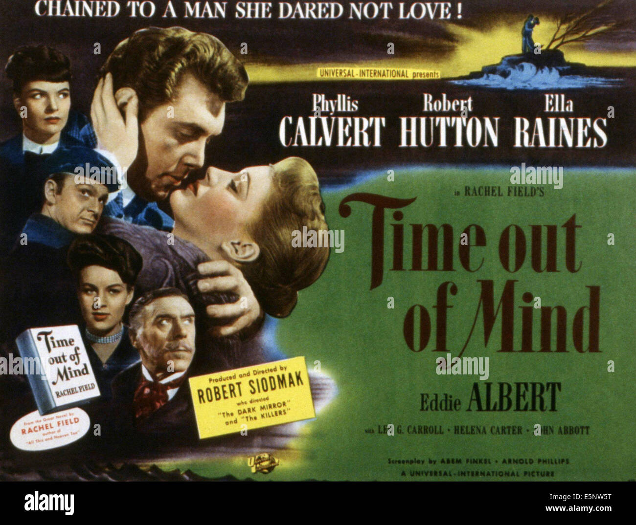 TIME OUT OF MIND, Phyllis Calvert, Robert Hutton, Ella Raines, Eddie Albert, Leo G. Carroll, Helena Carter, 1947 Stockfoto