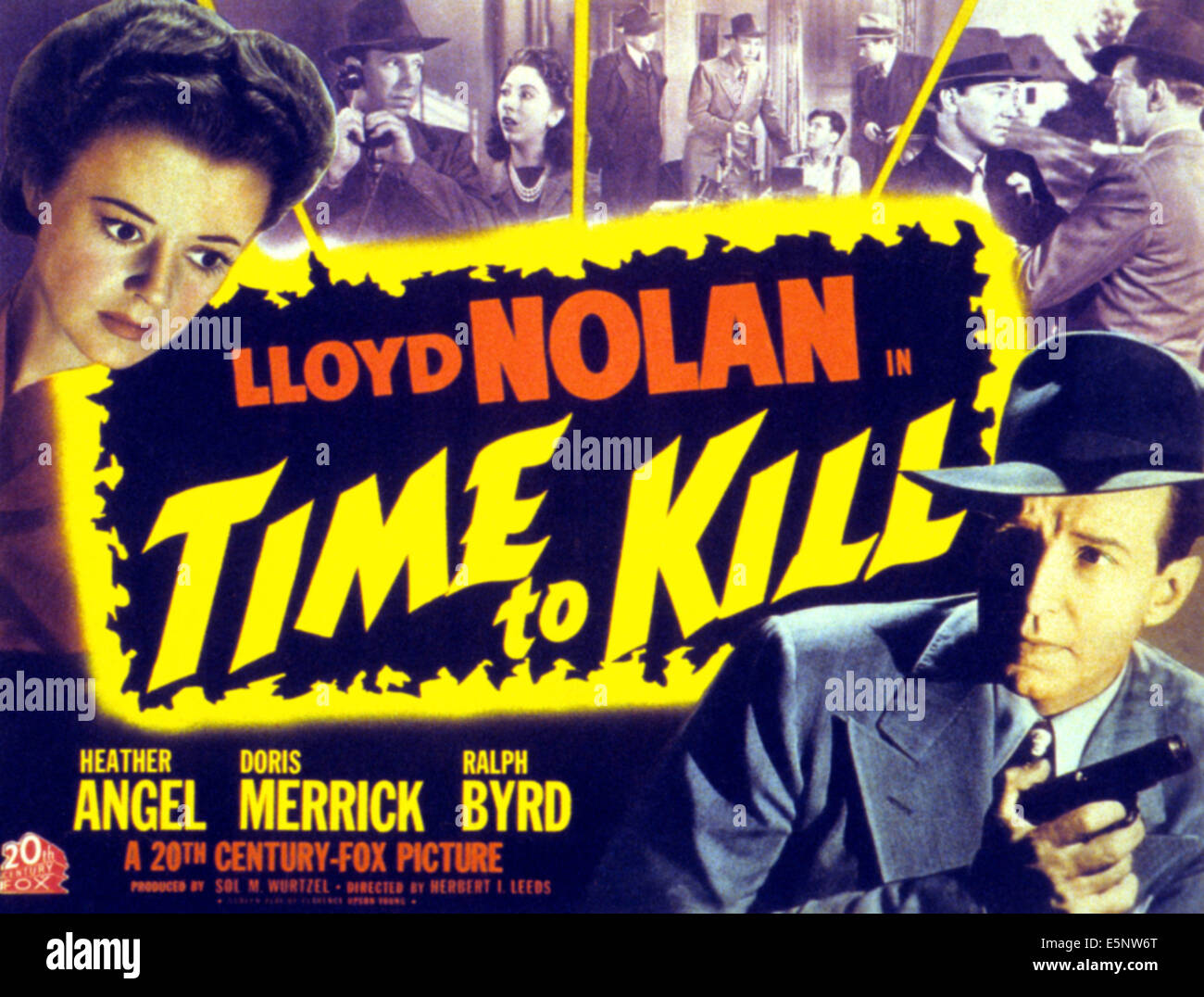 TIME TO KILL, von links, Heather Angel, Lloyd Nolan, 1942, TM und Copyright © 20. Century Fox Film Corp. Alle Rechte vorbehalten / Stockfoto