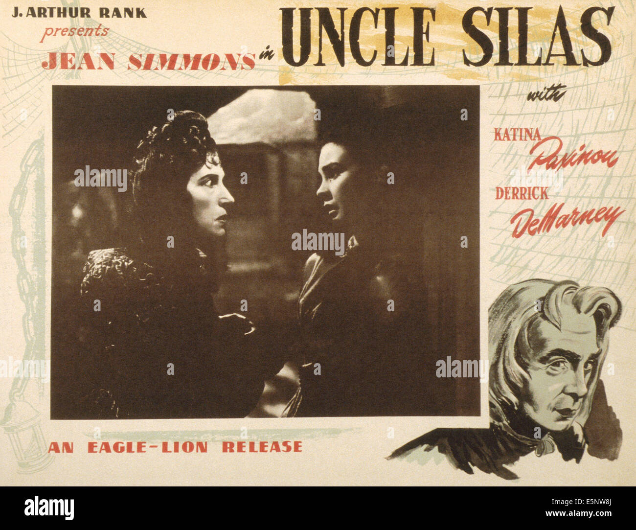 Onkel SILAS, (aka THE Vererbung), US-Plakat-Kunst, von links: Katina Paxinou, Jean Simmons, Derrick De Marney, 1947 Stockfoto