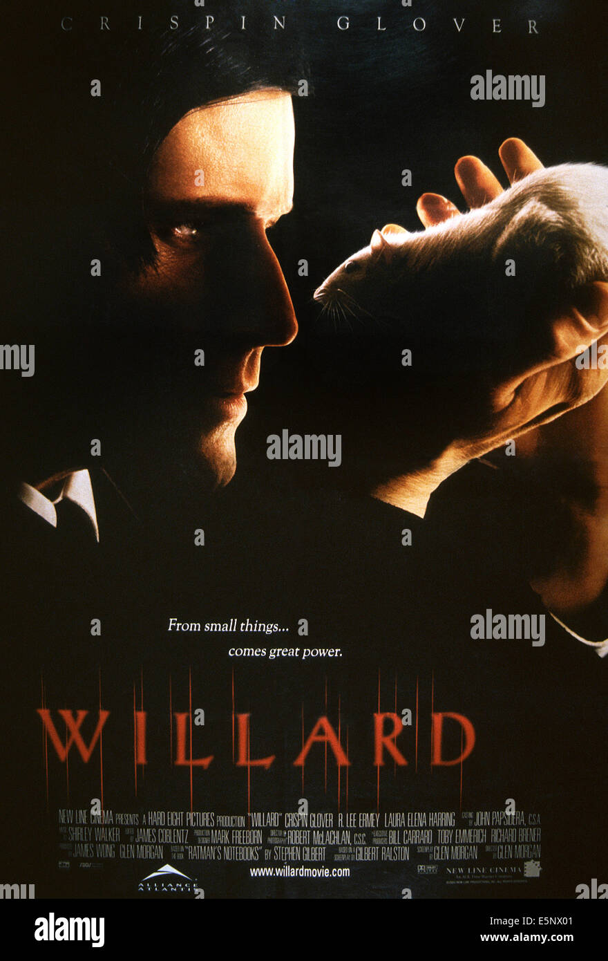 WILLARD, US-Plakat, Crispin Glover, 2003, © New Line/Courtesy Everett Collection Stockfoto