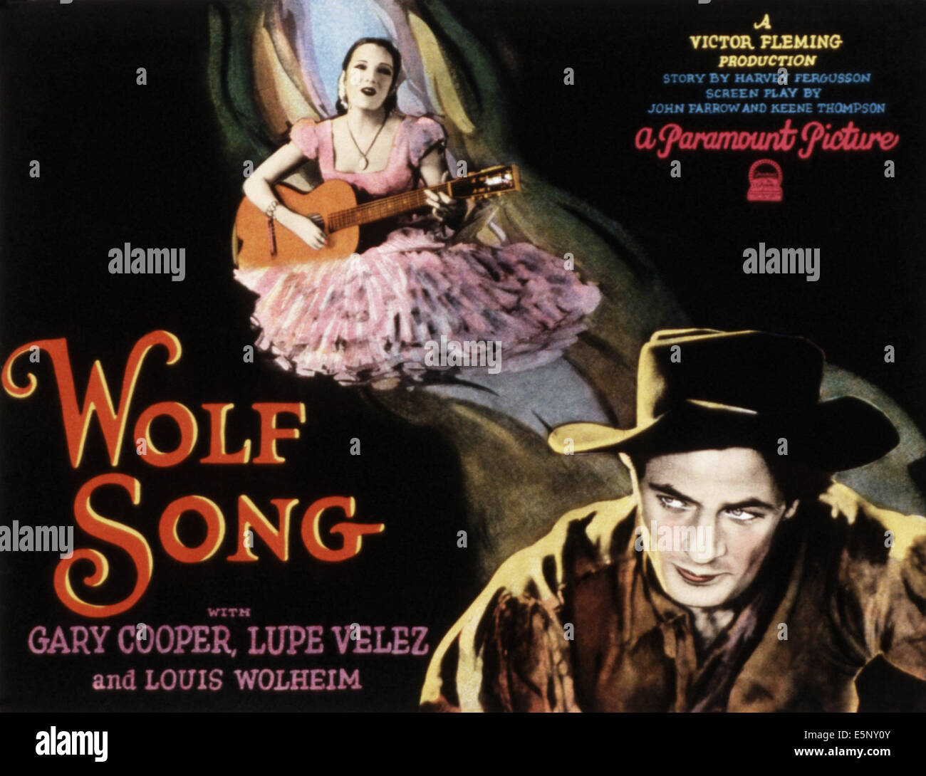 WOLF SONG, Lupe Velez, Gary Cooper, 1929 Stockfoto