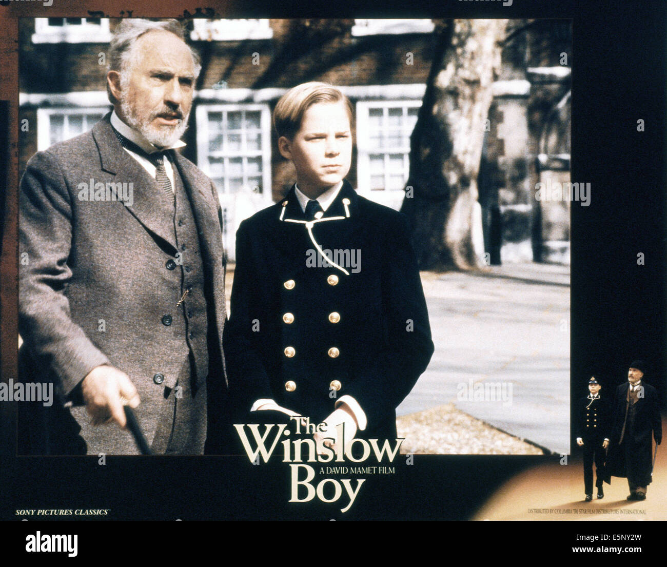 WINSLOW BOY, US Lobbycard, von links: Nigel Hawthorne, Guy Edwards, 1999, © Sony Bilder Classics/Courtesy Everett Stockfoto