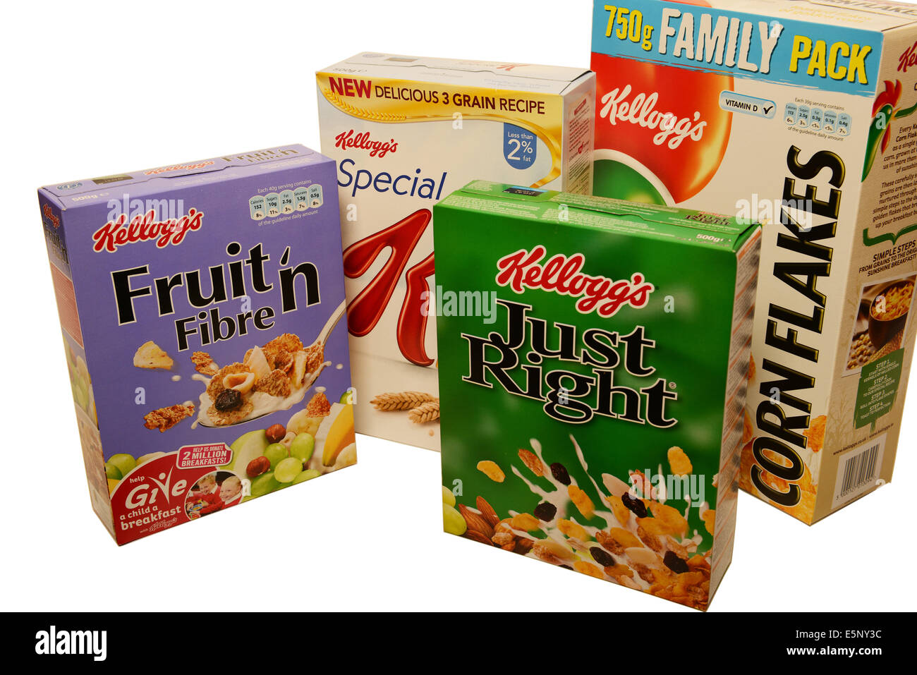 Kelloggs gesundes Getreide Stockfoto