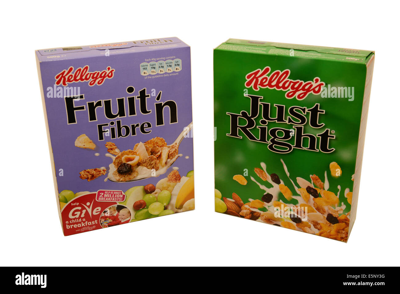 Kelloggs gesundes Getreide Stockfoto