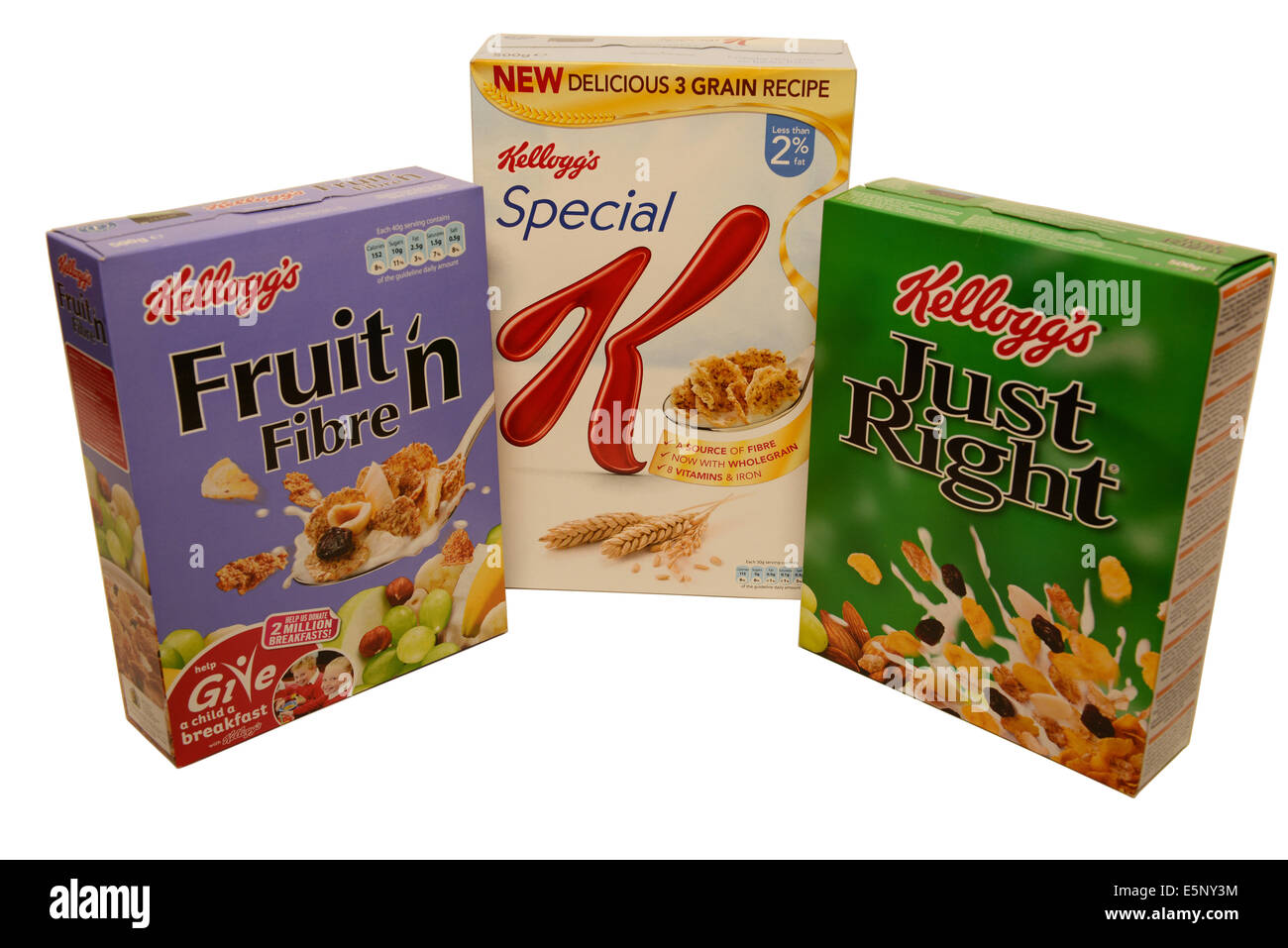 Kelloggs gesundes Getreide Stockfoto