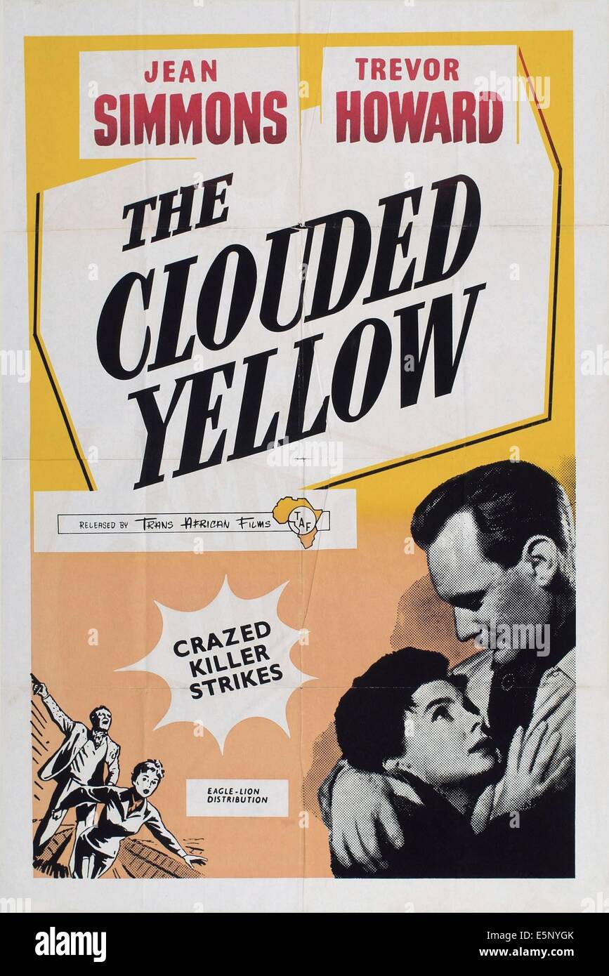 DIE GETRÜBT gelb, von links: Jean Simmons, Trevor Howard, 1950, tcy1950js-fsct001(tcy1950js-fsct001) Stockfoto