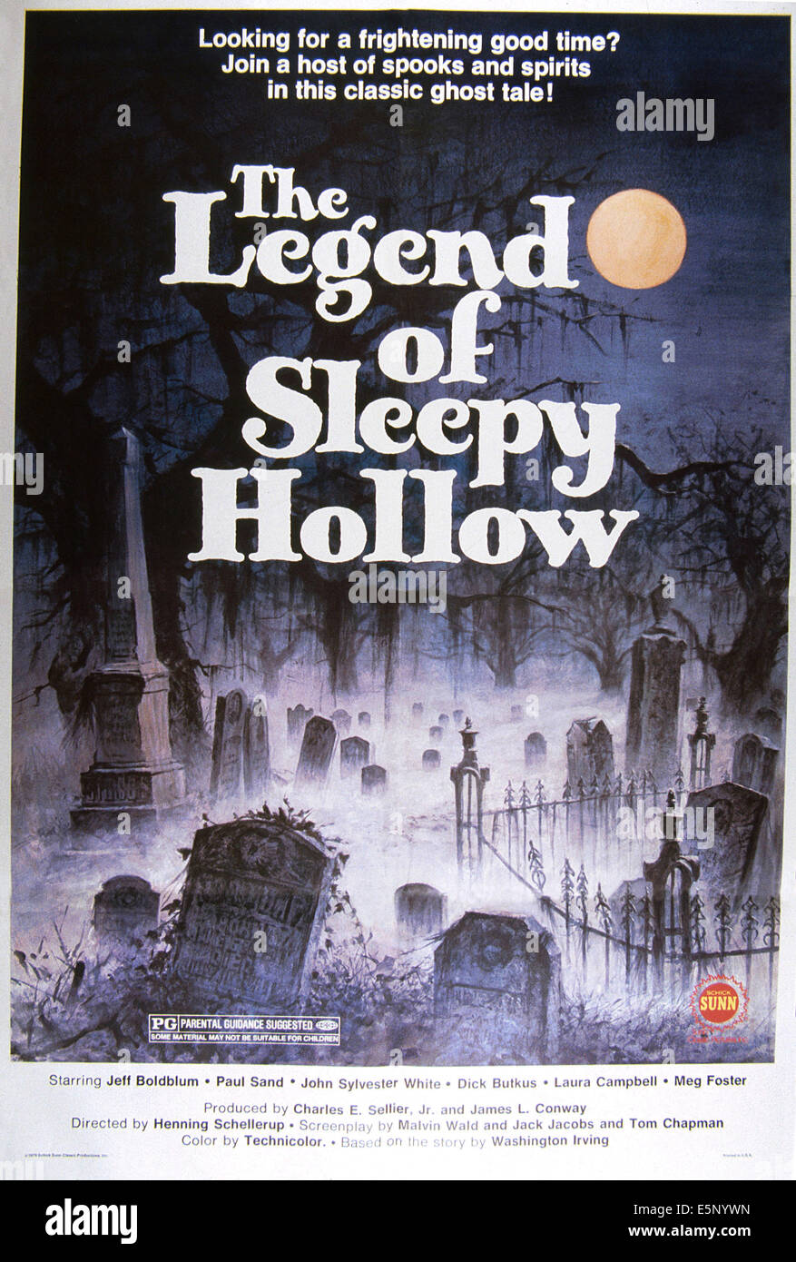 DIE Legende von SLEEPY HOLLOW, Plakat, 1980. © Schick Sunn Classics/Courtesy Everett Collection Stockfoto